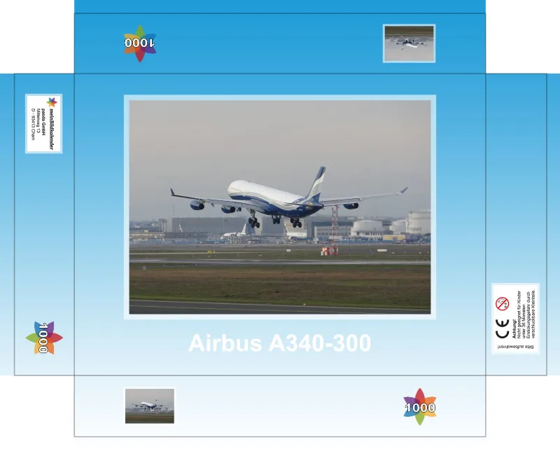 Ab jetzt: Airbus A340-300 als 1000-Teile-Puzzle!