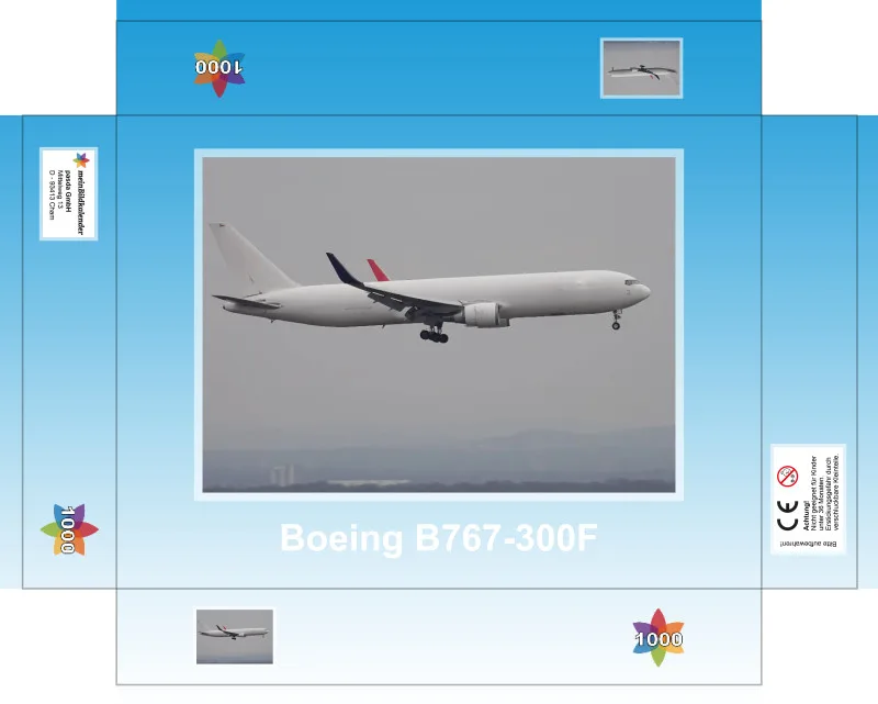Ab jetzt: Boeing B767-300F Cargo als 1000-Teile-Puzzle!