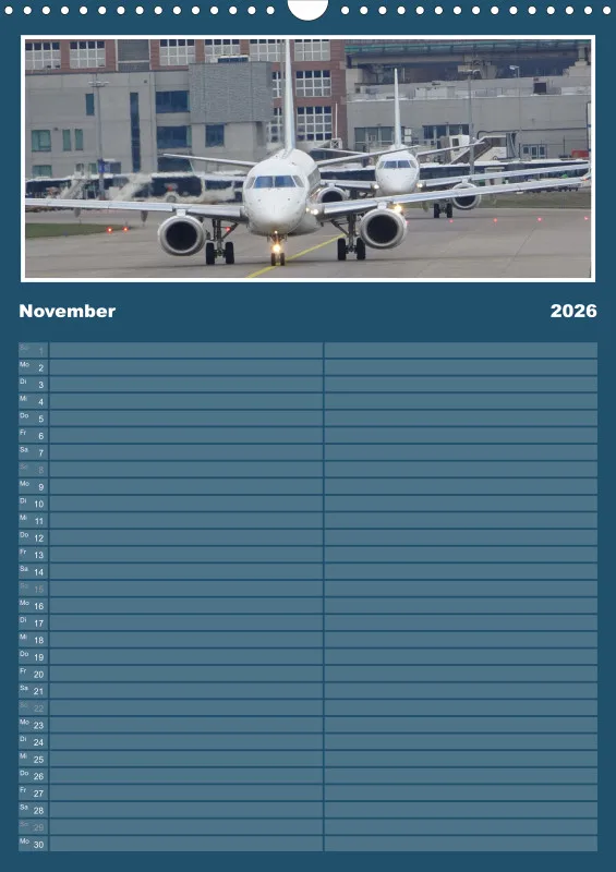 Flugzeug Familienplaner 2026
