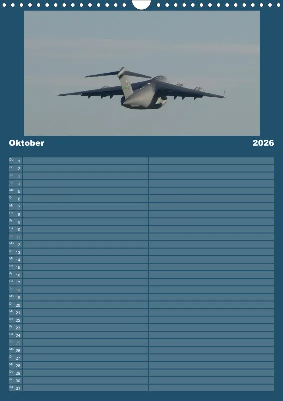 Flugzeug Familienplaner 2026