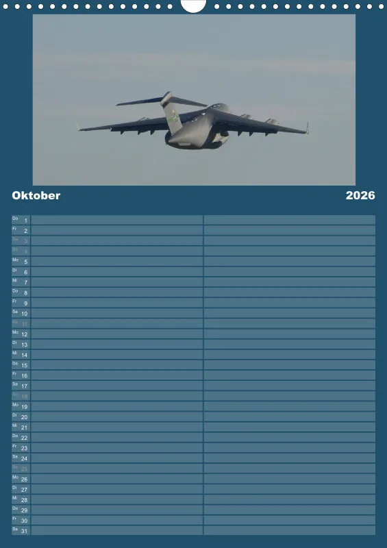 Flugzeug Familienplaner 2026