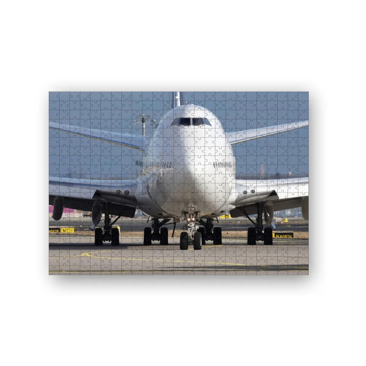 B747 Puzzle – 500 Teile im Querformat mit Box – Ein Muss für jeden Flugzeugfan