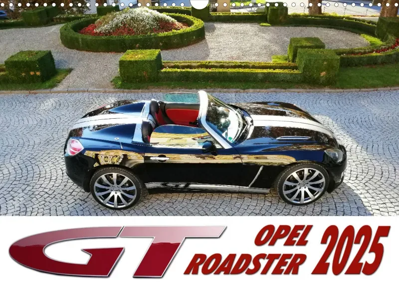 Opel GT Cabrio Shop Kalender 2025