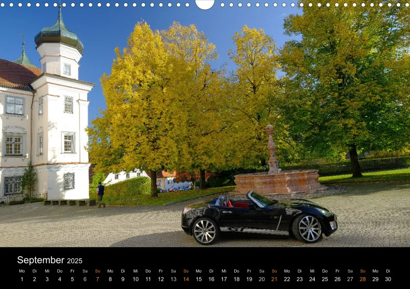 Opel GT Cabrio Shop Kalender 2025