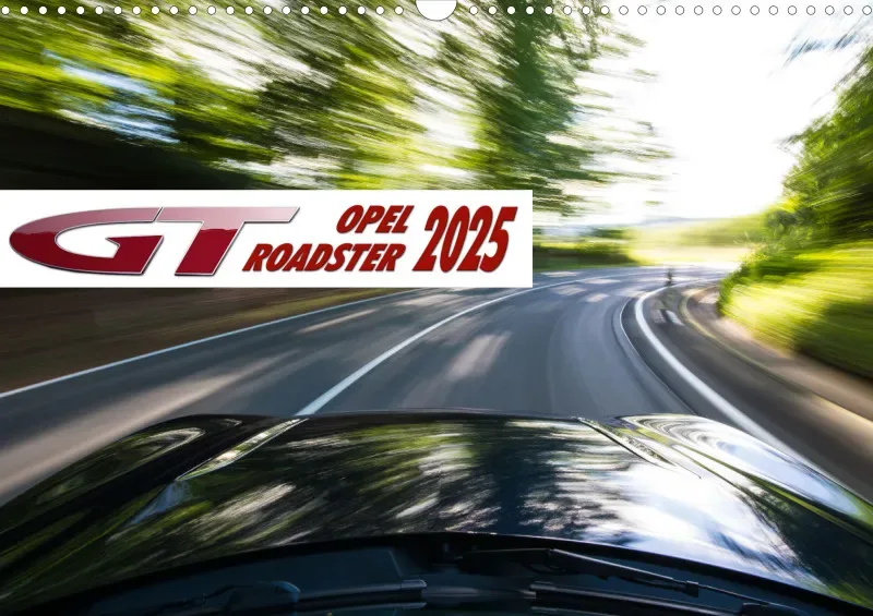 Opel GT Roadster Kalender 2025