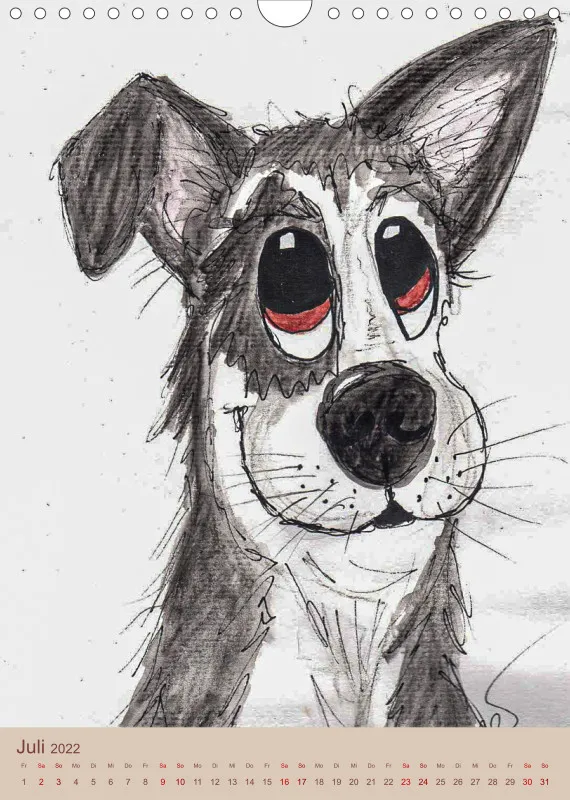 Heidis little Dogs A4