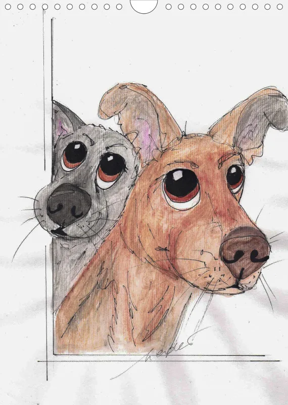 Heidis little Dogs A4