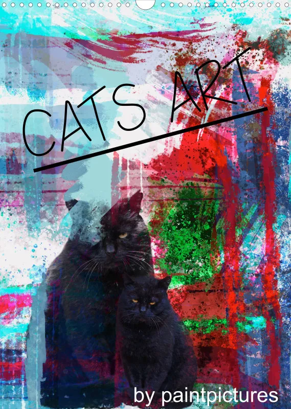 Cats Art A3