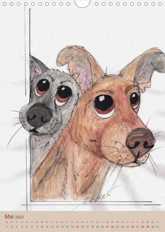 Heidis little Dogs A4