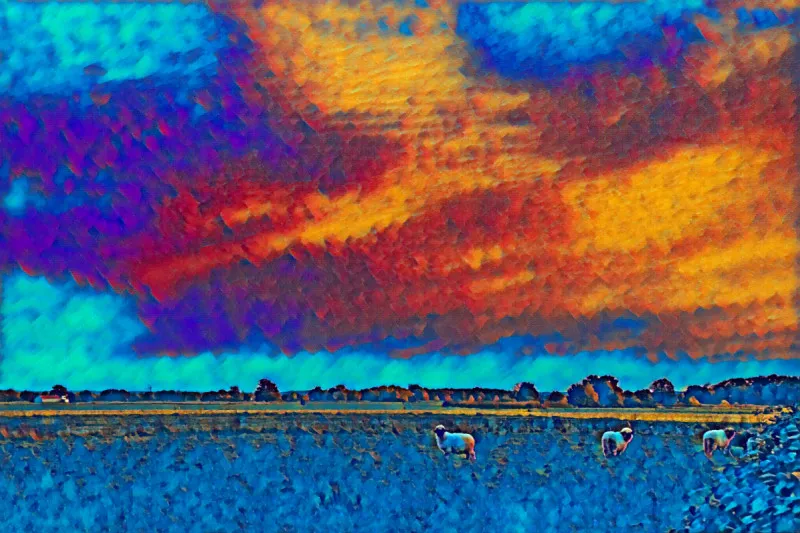 Die blauen Schafe