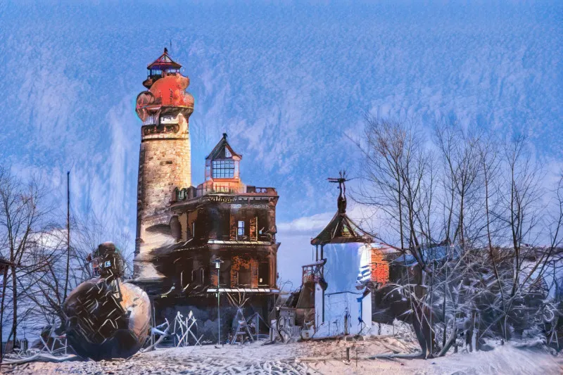 Kap Arkona Rüben im Winter