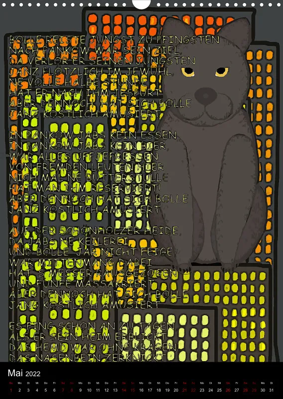 Cats Art A3
