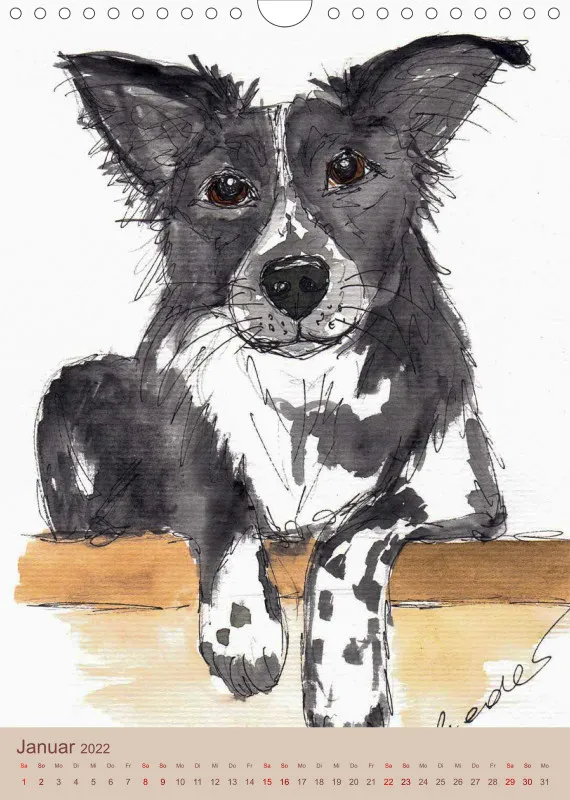 Heidis little Dogs A4