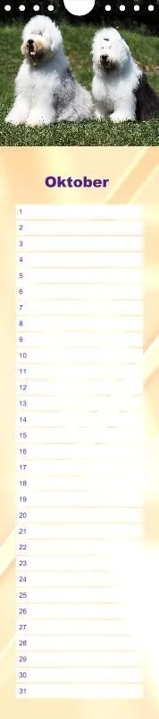 Geburtstagskalender Bobtail