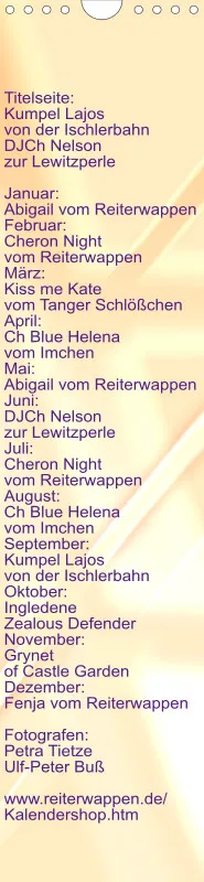 Geburtstagskalender Collie
