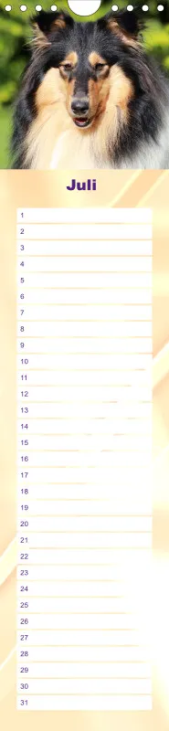 Geburtstagskalender Collie