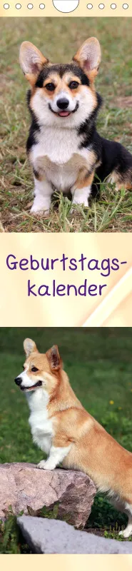 Geburtstagskalender Welsh Corgi Pembbroke