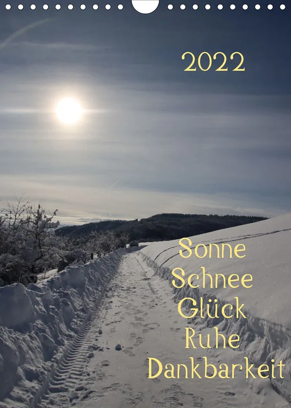 Schnee Kalender 2022