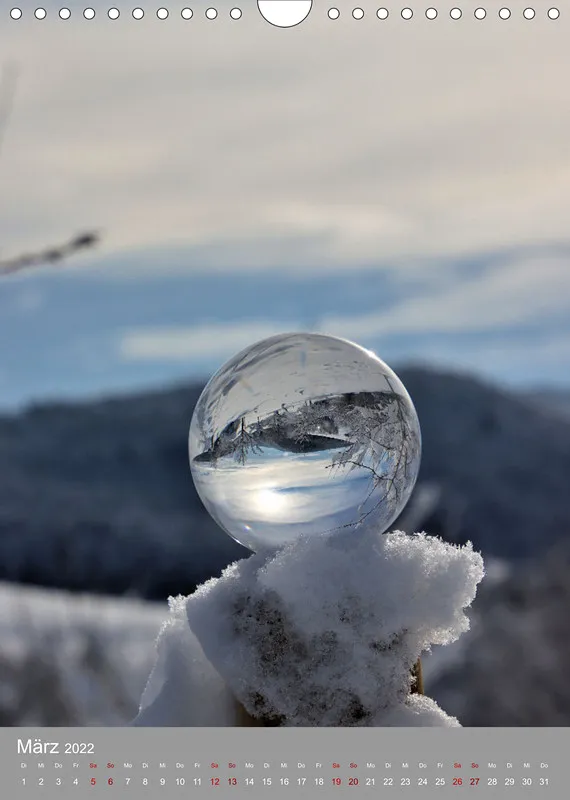 Schnee Kalender 2022