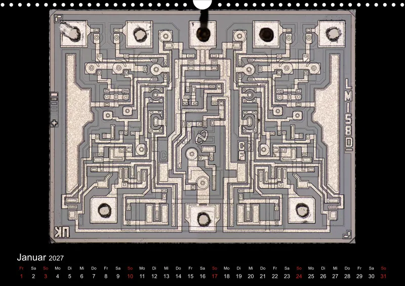 Monatskalender 2027 A3