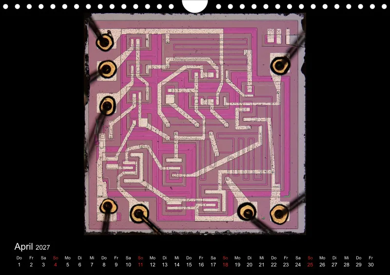 Monatskalender 2027 A4