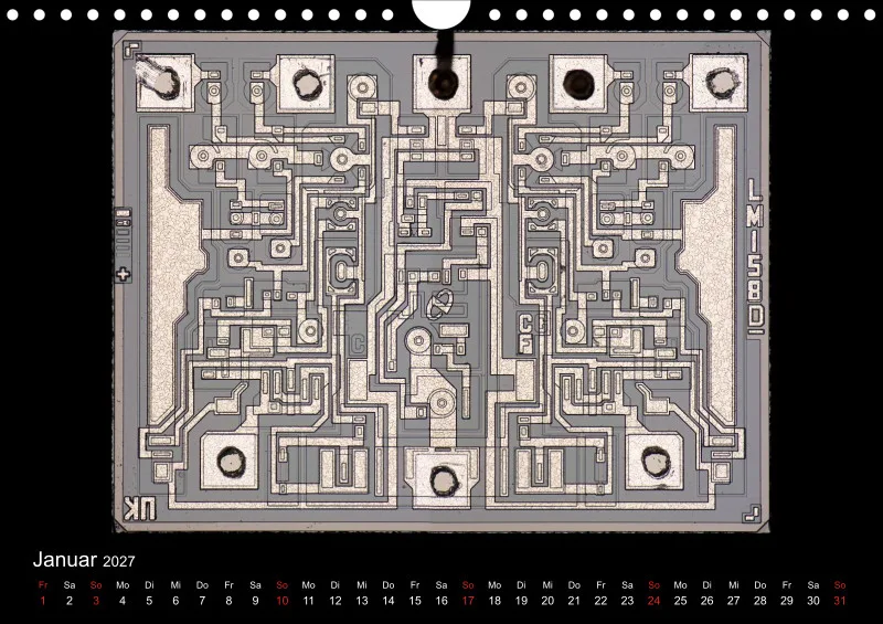 Monatskalender 2027 A4