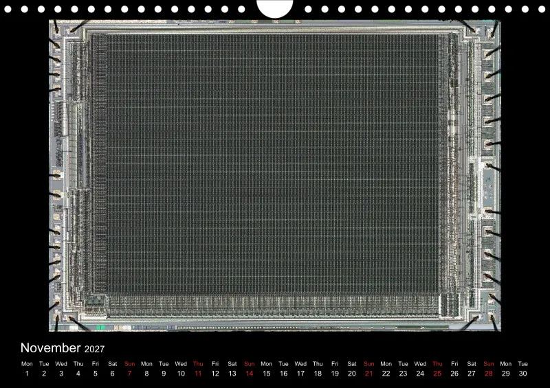 Calendar 2027 A4