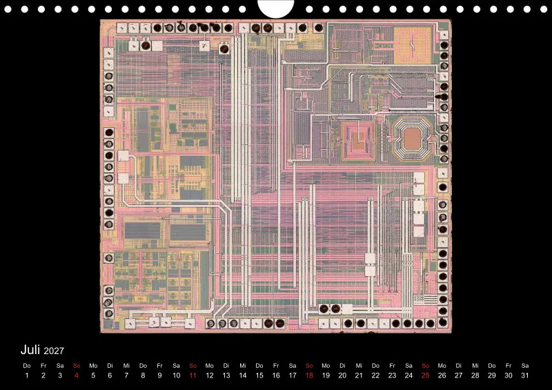 Monatskalender 2027 A4