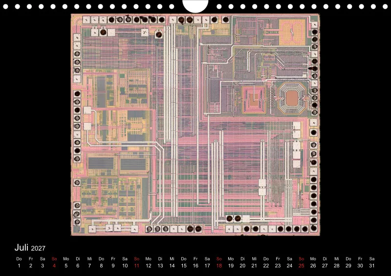 Monatskalender 2027 A4