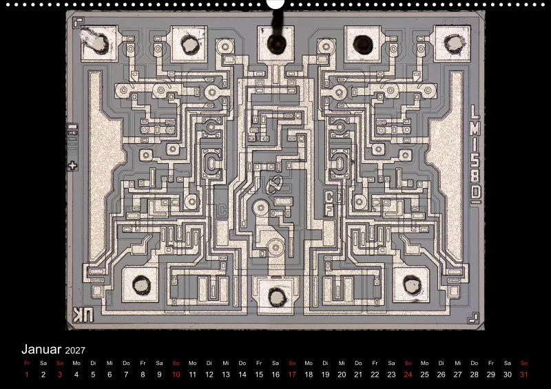 Monatskalender 2027 A2