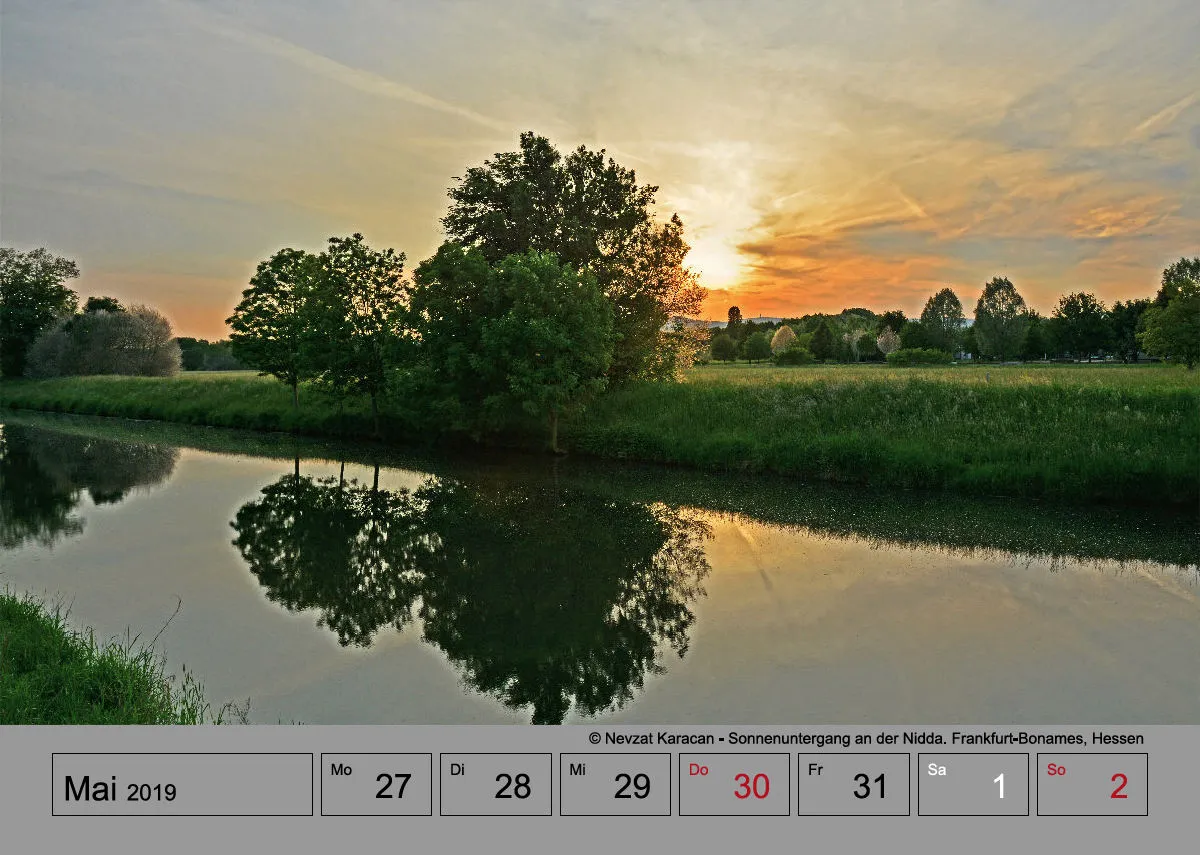 Wochenkalender auf grauem Hintergrund A4