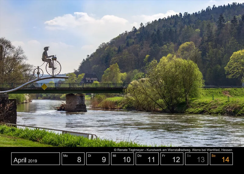 Wochenkalender auf schwarzem Hintergrund A5