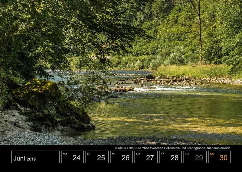 Wochenkalender auf schwarzem Hintergrund A5