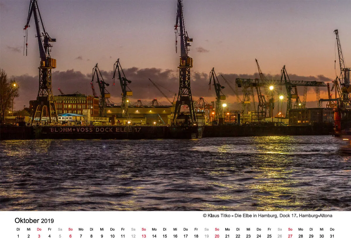 Tisch-Monatskalender auf hellem Hintergrund A5