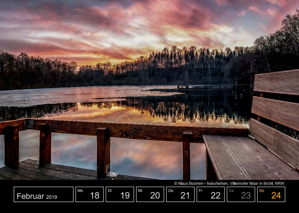 Tisch-Wochenkalender auf schwarzem Hintergrund A5