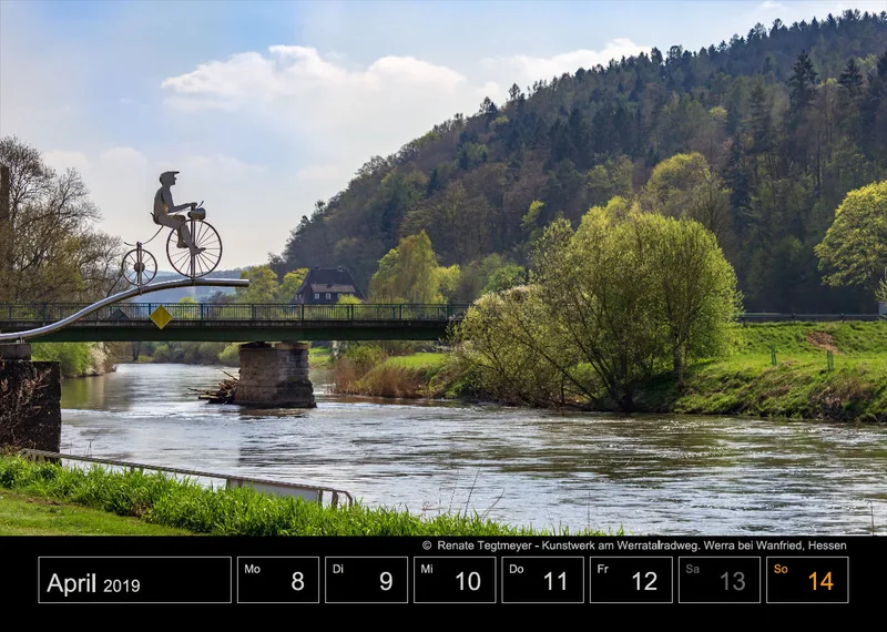 Wochenkalender auf schwarzem Hintergrund A4