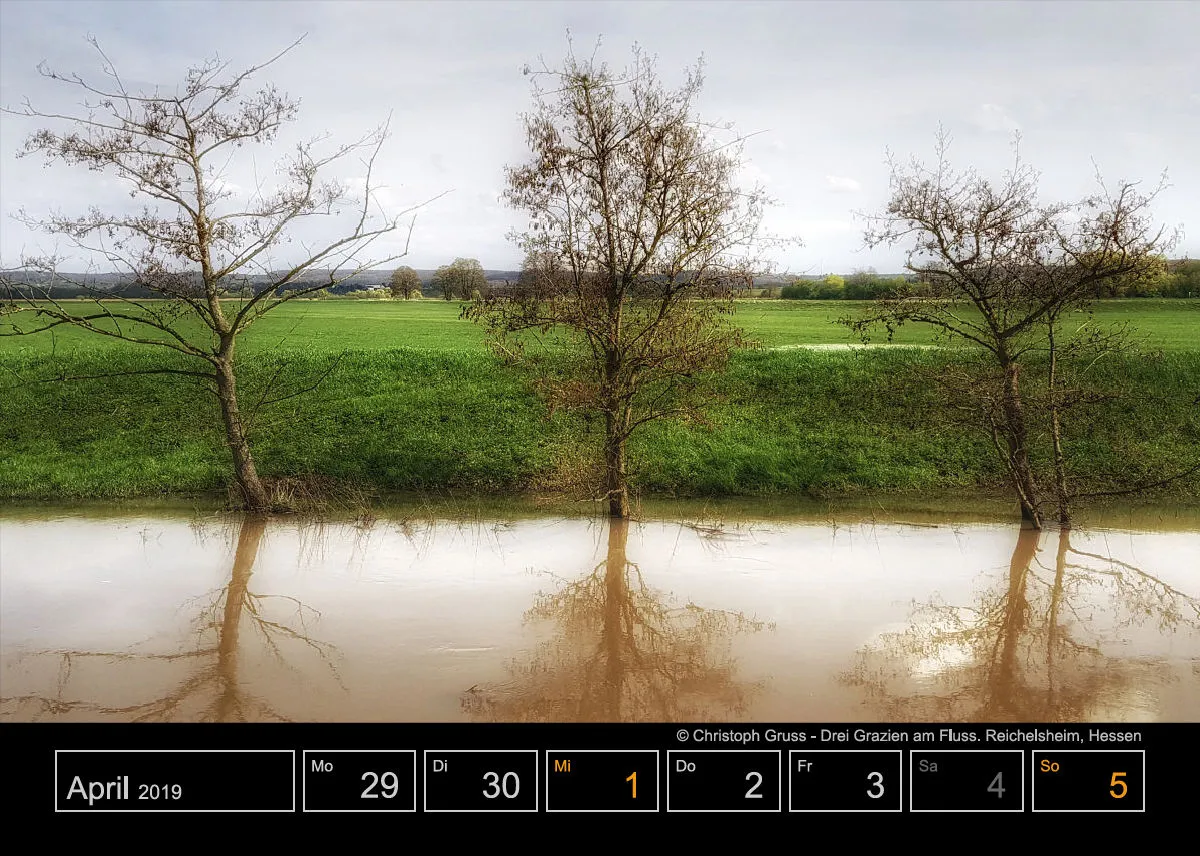 Tisch-Wochenkalender auf schwarzem Hintergrund A5