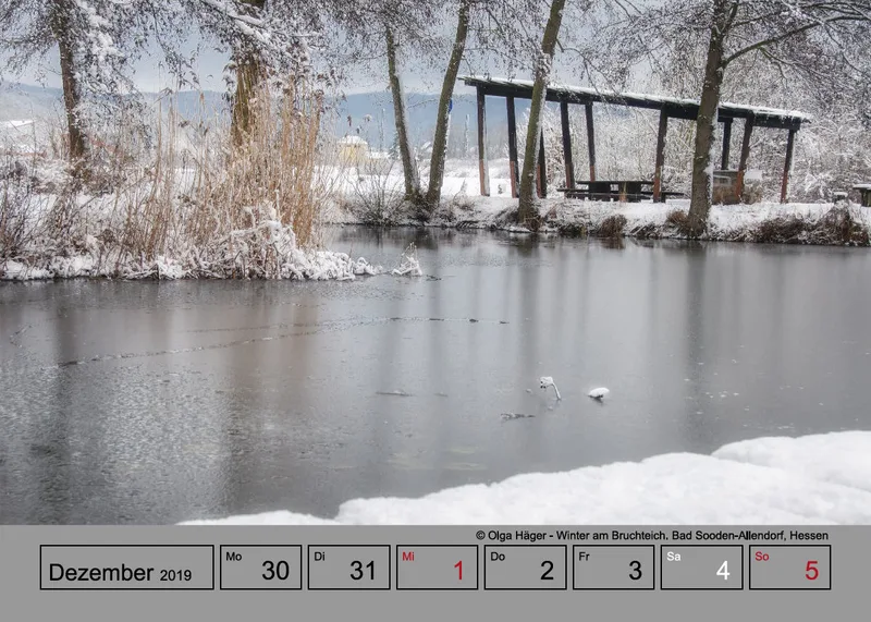 Wochenkalender auf grauem Hintergrund A5