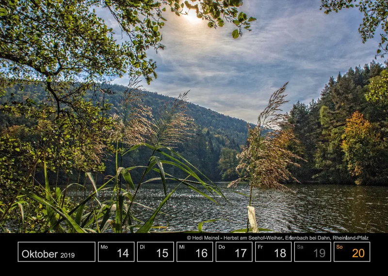 Tisch-Wochenkalender auf schwarzem Hintergrund A5