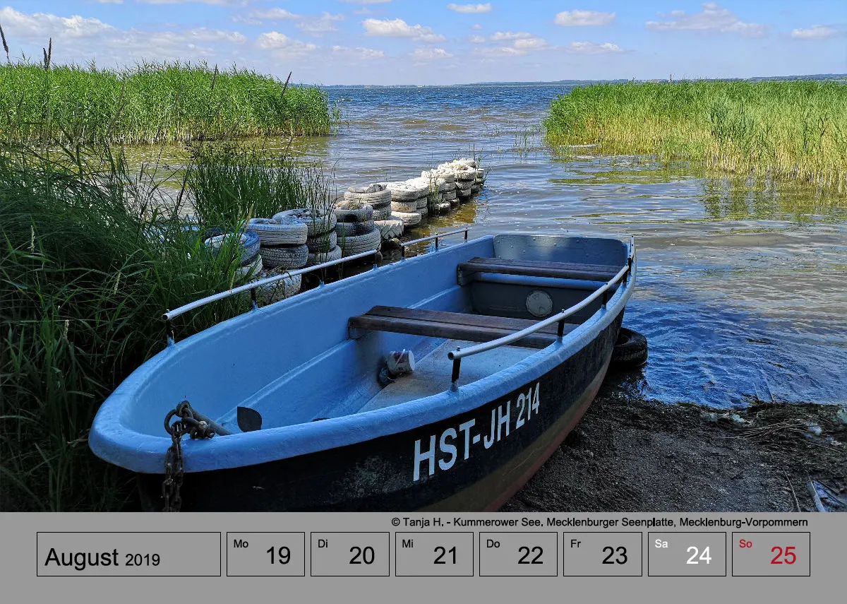 Wochenkalender auf grauem Hintergrund A4