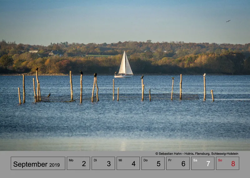 Wochenkalender auf grauem Hintergrund A4