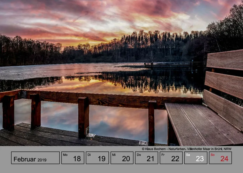 Wochenkalender auf grauem Hintergrund A5