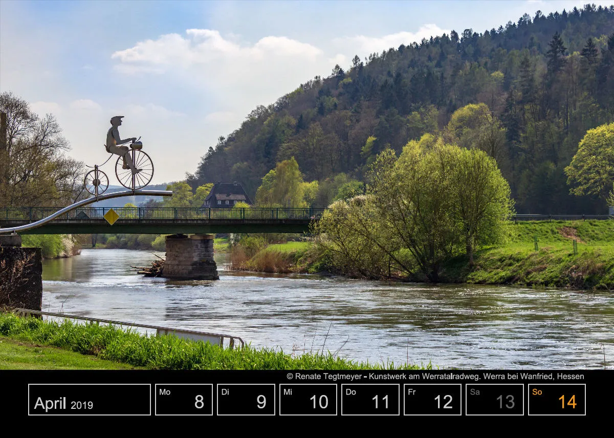 Tisch-Wochenkalender auf schwarzem Hintergrund A5