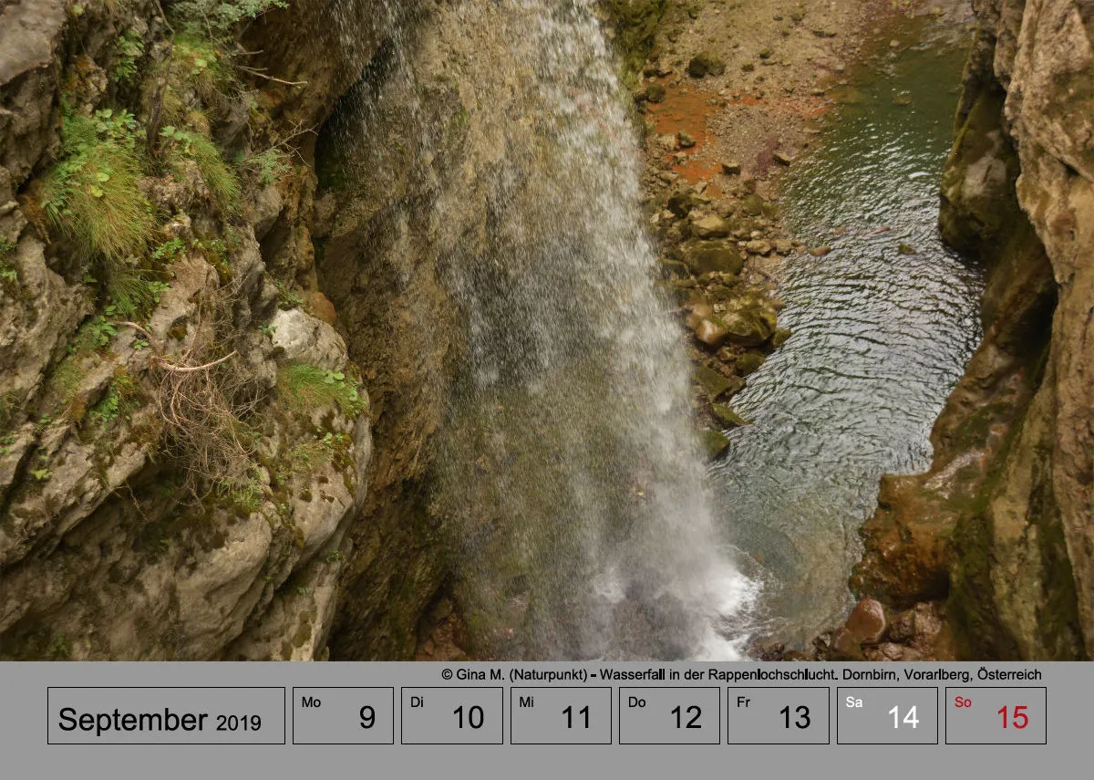 Wochenkalender auf grauem Hintergrund A4
