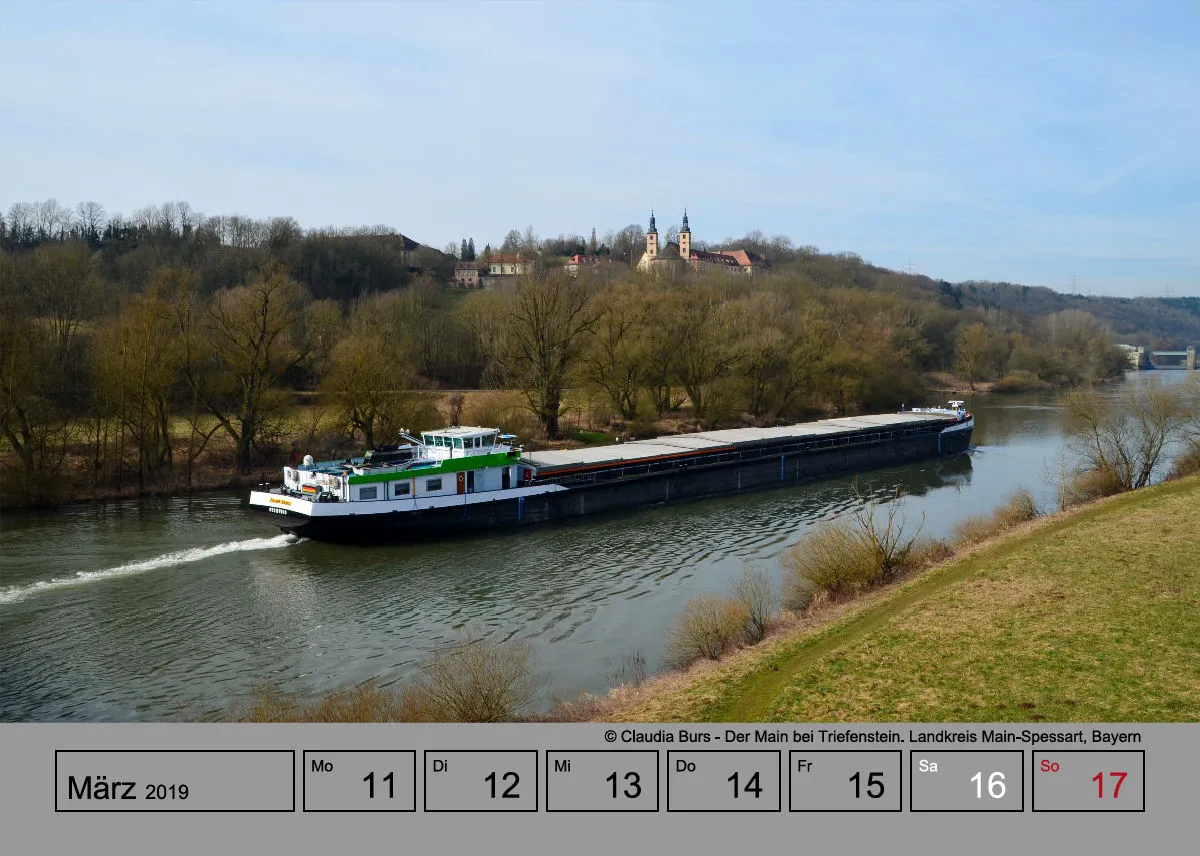Tisch-Wochenkalender auf grauem Hintergrund A5