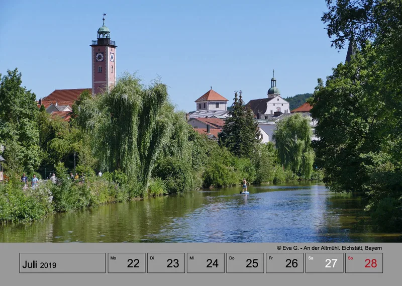 Wochenkalender auf grauem Hintergrund. A3