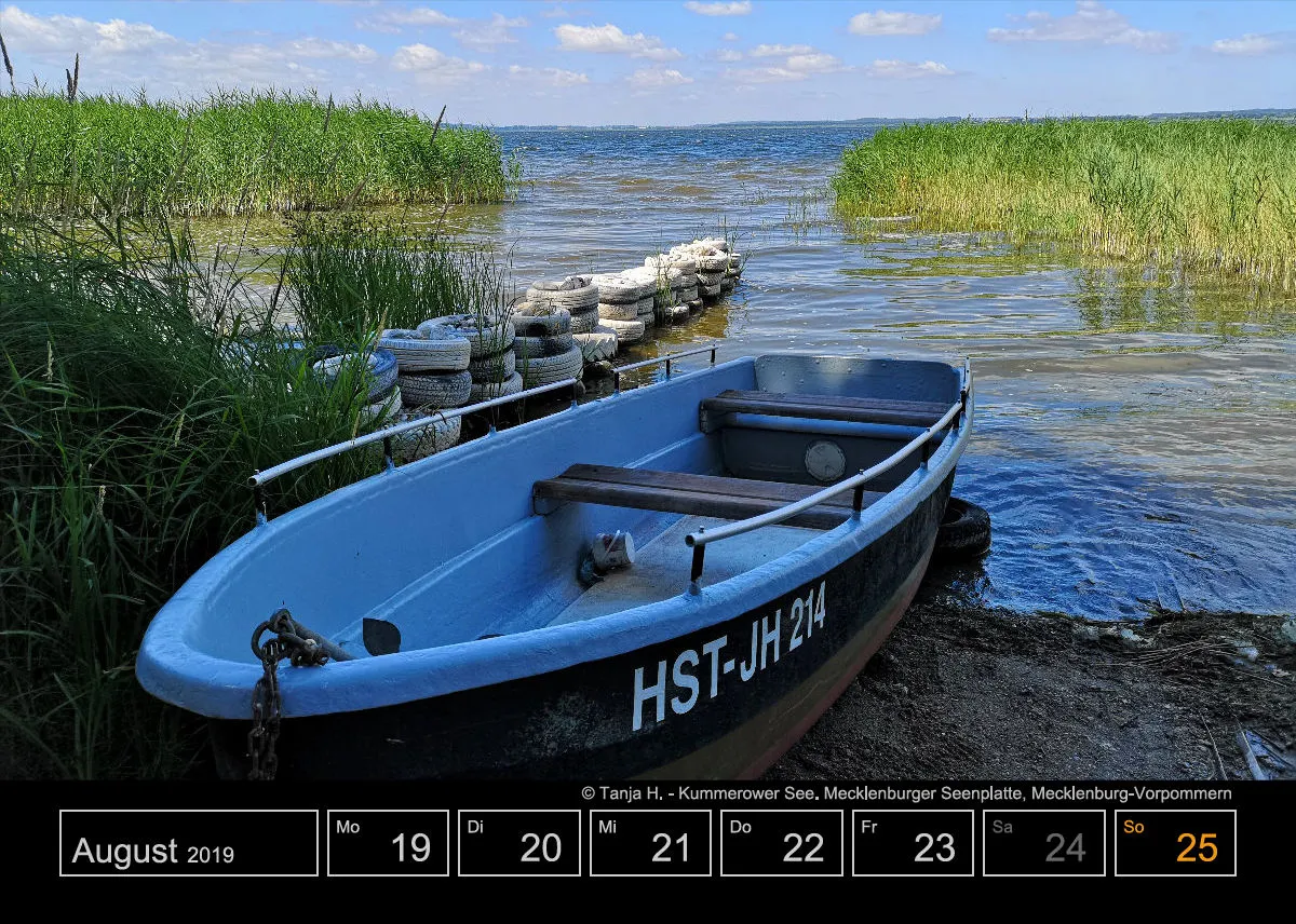 Tisch-Wochenkalender auf schwarzem Hintergrund A5