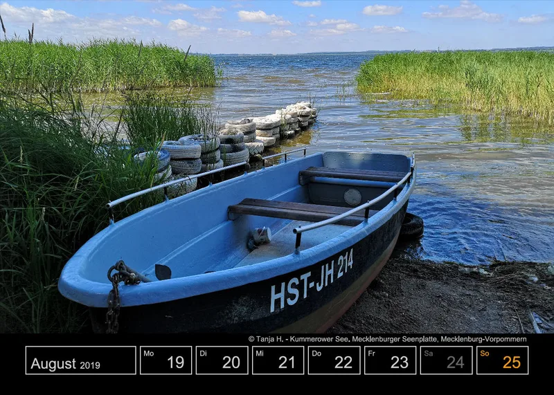 Tisch-Wochenkalender auf schwarzem Hintergrund A5