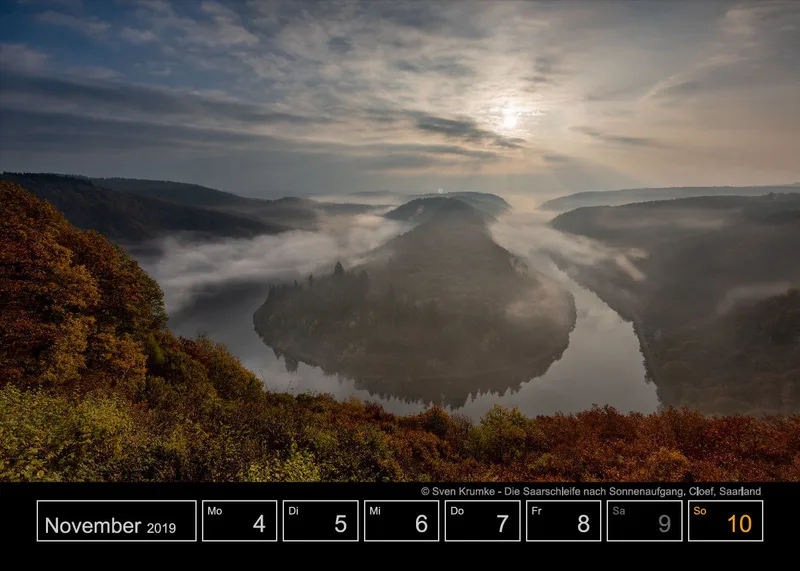 Tisch-Wochenkalender auf schwarzem Hintergrund A5