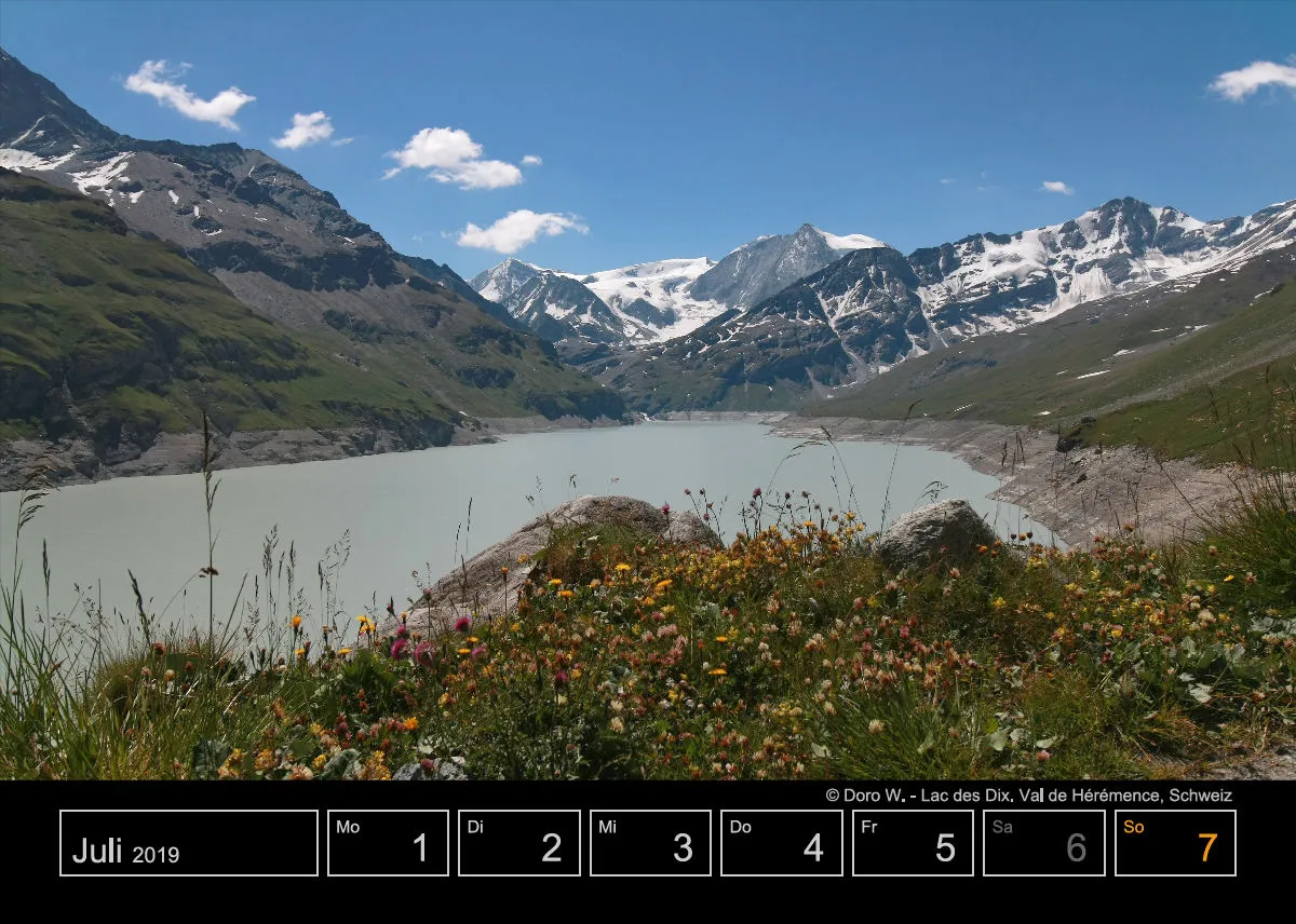 Tisch-Wochenkalender auf schwarzem Hintergrund A5